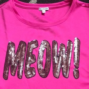 Juicy Couture MEOW Sweatshirt - Pink - Size Medium